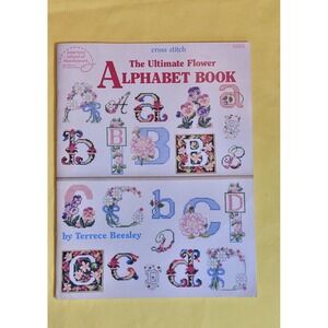 American School of Needlework Ultimate Flower Alphabet Book Cross Stitch 3660